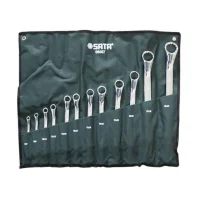 Jogo Chave Estria 12 Pecas CRV 6A32MM Sata ST08007SJ