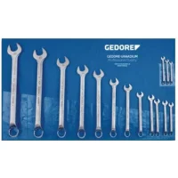 Jogo Chave Fixa 12 Pecas CRV 1/4A2" Gedore 6E12P