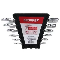 Jogo Chave Fixa 6 Pecas CRV 6A17MM Gedore Red R05125006