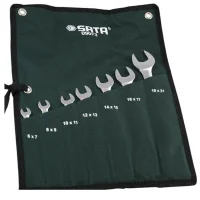 Jogo Chave Fixa 7 Pecas CRV 6A21MM Sata ST09073SJ