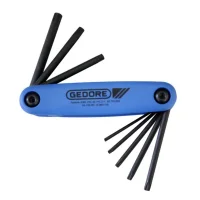 Jogo Chave Torx Canivete 8pcs CRV T6AT25 Gedore 43TXSCL8