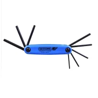 Jogo Chave Torx Canivete 8pcs CRV T9AT40 Gedore 43TXSCL80