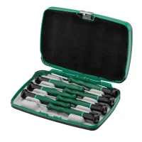 Jogo Chave Torx de Precisao com Cabo 7 Pecas CRV T5AT15 Sata ST09315SJ