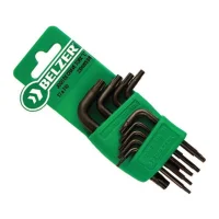 Jogo Chave Torx L 9 Pecas CRV T7AT40 Belzer 230409SBR