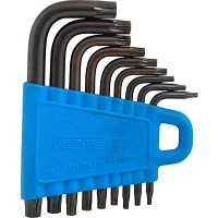 Jogo Chave Torx L 9 Pecas CRV T7AT40 Gedore 43TX09