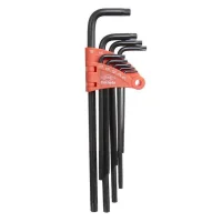 Jogo Chave Torx L Extra Longa 9 Pecas CRV T10AT50 Corneta 3125053