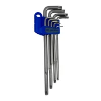 Jogo Chave Torx L Extra Longa 9pcs T10AT50 King Tony 20319PR