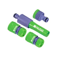 Jogo Conexao para Mangueira 4pcs Esguicho Conector e 2 Engates Rapido 1/2" Palisad 651768