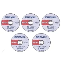 Jogo Disco de Corte Extrafino 5 Pecas Para Metal USO Em Micro Retifica 1.1/2" Dremel EZ409