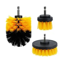 Jogo Escova Plastica com Haste 3pcs Western ERT001