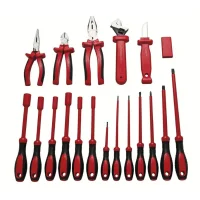 Jogo Ferramentas de Uso Geral Isoladas 18pcs 1000V IEC60900 34X26X10CM Tramontina Pro 44349/918