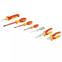 Jogo Ferramentas de Uso Geral Isoladas 7pcs 1000V VDE EN/IEC60900 Bosch 1600A02NG3