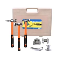 Jogo Martelos e Tassos para Lanterneiro 7 Pecas Bremen 5623