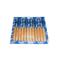 Jogo Formao Goiva Amador 12 Pecas Cabo de Madeira Cancellier 025