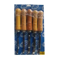 Jogo Formao Goiva Profissional 5 Pecas Cabo Madeira Cancellier 231