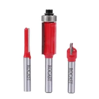 Jogo Fresa para Tupia Manual 3 Pecas Haste 1/4" MD Rocast 910018