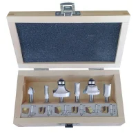 Jogo Fresa para Tupia Manual 6 Pecas Haste 1/4" MD Makita D53578