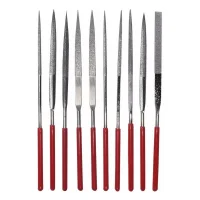 Jogo Lima Agulha Diamantada 10 Pecas 140MM Rocast 810001