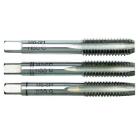 Jogo Macho Manual Bsw 3 Pecas Perfil Seriado HSS 7/32X24F Rocast 220040