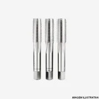 Jogo Macho Manual Unc 3 Pecas HSS 1/4X20F Rocast 220026