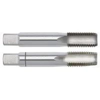 Jogo Macho Manual Unf 2 Pecas Perfil Seriado HSS 5/16X24F Rocast 220033