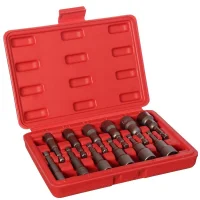 Jogo Ponta Canhao Porca 12pcs Encaixe 1/4" 6MM9/16" Corneta 3324012