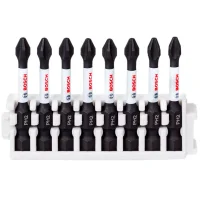 Jogo Ponta Phillips 8 Pecas Impact Control N2X50MM Bosch 2608522330