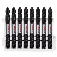 Jogo Ponta Phillips 8 Pecas Impact Control N2X65MM Bosch 2608522337
