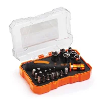 Jogo Pontas para Parafusar 21 Pecas Fenda Phillips Soquetes e Outros 1/4" Robust S49005021