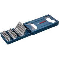 Jogo Pontas para Parafusar 25 Pecas Mini X-Line Fenda Phillips e Outros 1/4" Bosch 2607017400