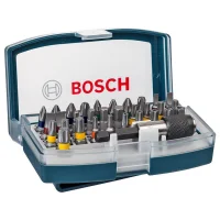 Jogo Pontas para Parafusar 32 Pecas Fenda Philips Torx e Outros 1/4" Bosch 2607017359
