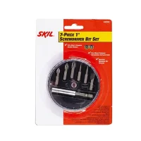 Jogo Pontas para Parafusar 7 Pecas Fenda Phillips e Adaptador 1/4" Skil 9617085450