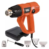 Soprador Termico Com Maleta e 5 Acessorios 50-600 GR 110V 1800W Black Decker HG2000KBR