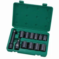 Jogo Soquete 1/2" de Impacto 12pcs 7/16-1" Sata ST09008SJ