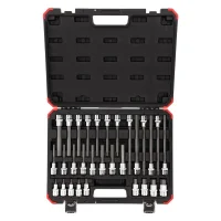 Jogo Soquete 1/2" Ponta Allen 30pcs CRV 5-19MM Gedore Red R68003030