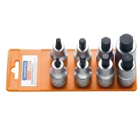 Jogo Soquete 1/2" Ponta Allen 8 Pecas CRV 4-17MM Tramontina Pro 44845/508