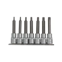 Jogo Soquete 1/2" Ponta Torx Longo 7pcs CRV T20AT55 Corneta 3322307