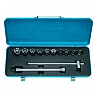 Jogo Soquete 1/2" Sextavado 12pcs CRV 10A22MM Gedore 19NM