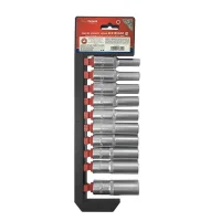 Jogo Soquete 1/2" Sextavado Longo 10pcs CRV 8A19MM Corneta 3336000