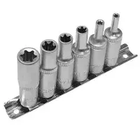 Jogo Soquete 3/8" E-Torx Longo 6pcs CRV E4-E14 Corneta 3323416
