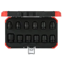 Jogo Soquete 1/2" de Impacto 12pcs 10-24MM Gedore Red R63003012