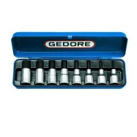 Jogo Soquete 1/2" Ponta Allen 8pcs CRV 4-17MM Gedore IN198M