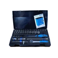 Jogo Soquete Sextavado 1/4" 36pcs CRV 4-14MM Gedore 20ITU-3