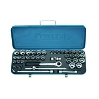 Jogo Soquete 1/2" Sextavado 43pcs CRV 10MM A 1.1/4" Gedore 19PMU