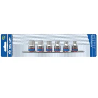 Jogo Soquete 1/2" E-Torx 6pcs CRV E10-E20 King Tony 4106PR