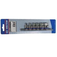 Jogo Soquete 3/8" E-Torx 6pcs CRV E8-E18 King Tony 3106PR