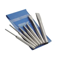 Jogo Talhadeiras Puncoes e Saca Pinos 7pcs Gedore 246A