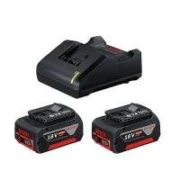 Kit 2 Baterias 18V 4ah e Carregador Gal 18V-40 Bivolt Bosch 1600A02RM8