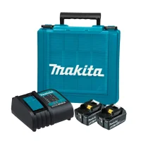 Kit 2 Baterias 18V 5ah Carregador Dc18Wc e Maleta Bivolt Makita KITMAK1850B