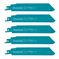 Lamina de Serra Sabre 5pcs Para Metal BI 6"X14-18DPP Makita B-43131